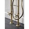 Kingston Brass CCK246K3 Freestanding Clawfoot Tub Faucet Package with Supply Line, Antique Brass CCK246K3 - alternate 4